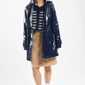 Armor-Lux - Ciré Brillant Doublé Laine Polaire pour Femme