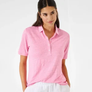 BRAX - Claire - Polo manches courtes de lin
