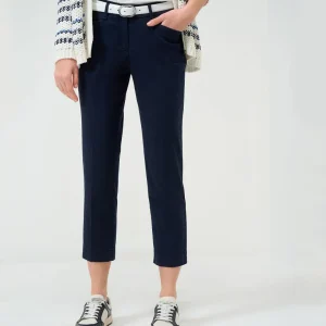 BRAX - Mara Sun - Pantalon capri de coton satin