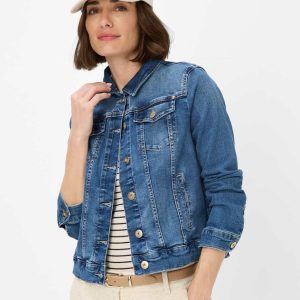 BRAX - Miami - Blouson de jeans extensible - Regular Used Blue