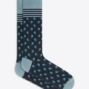 Bugatchi - Bas de coton mercerisé boucles