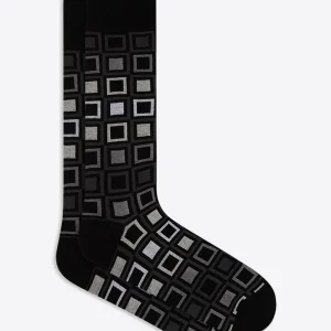 Bugatchi - Bas de coton mercerisé carrés