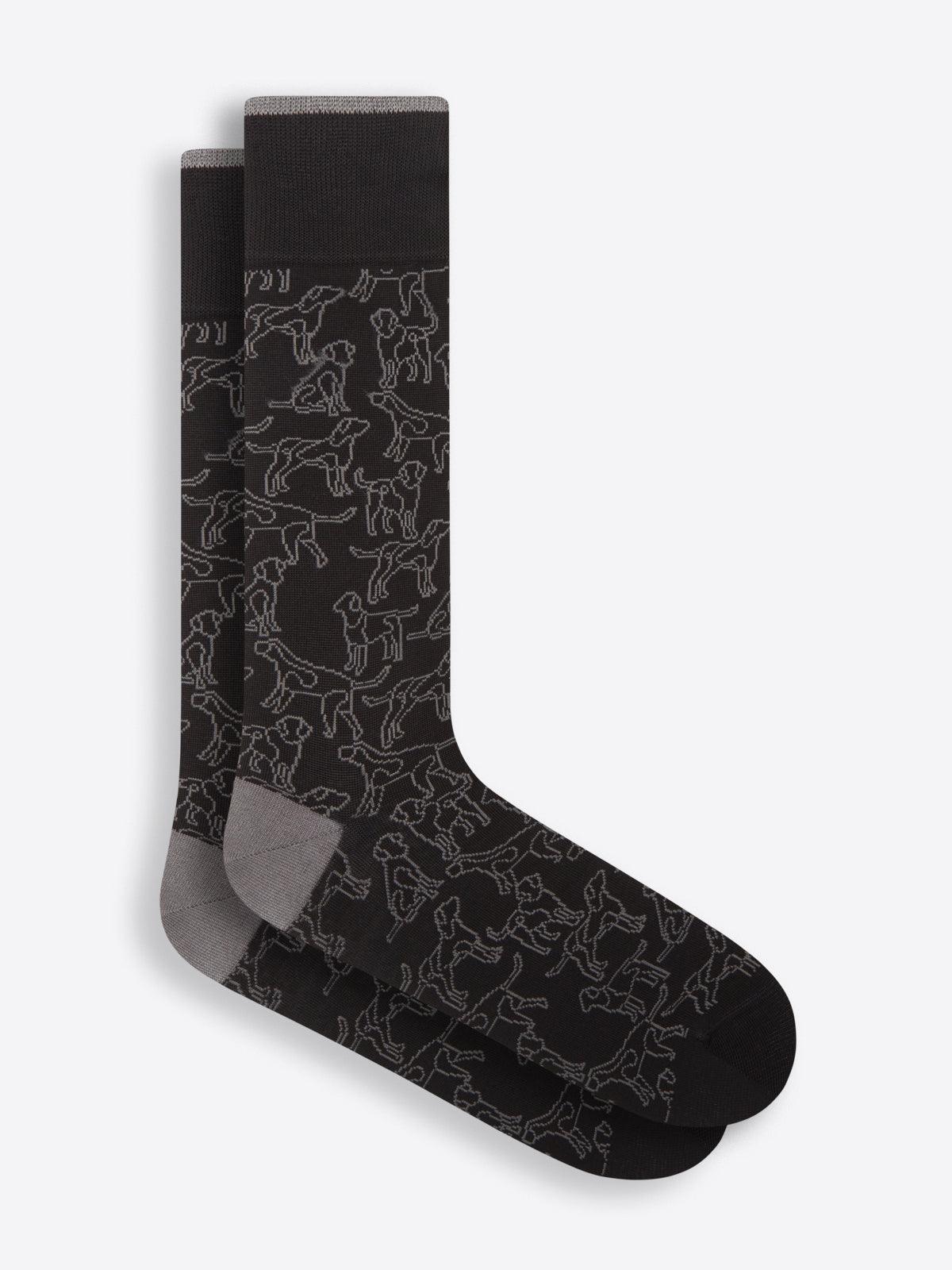 Bugatchi - Bas de coton mercerisé chiens – Image 2