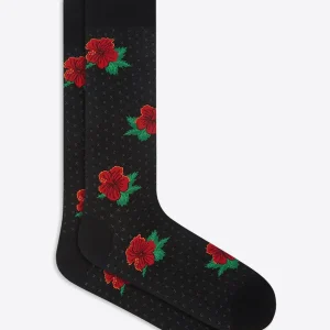 Bugatchi - Bas de coton mercerisé fleurs