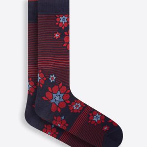 Bugatchi - Bas de coton mercerisé flocons