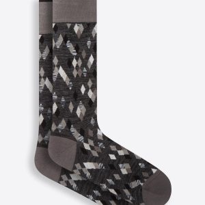 Bugatchi - Bas de coton mercerisé lozanges