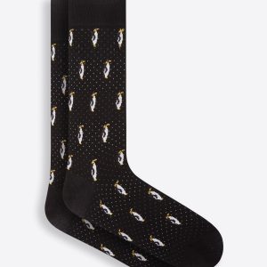 Bugatchi - Bas de coton mercerisé pinguoins