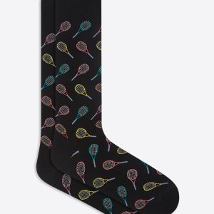 Bugatchi - Bas de coton mercerisé raquettes