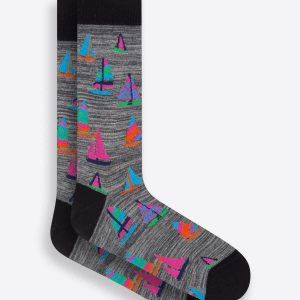 Bugatchi - Bas de coton mercerisé voiliers