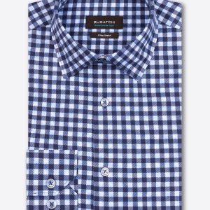 Bugatchi - Chemise manches longues à carreaux OoohCotton®