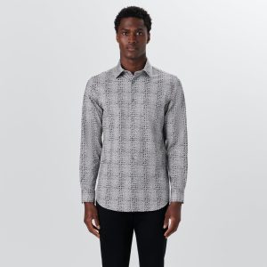 Bugatchi - Chemise manches longues à pois OoohCotton®