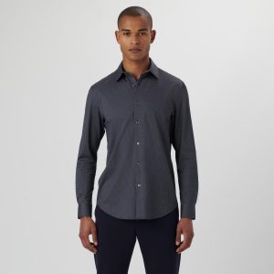 Bugatchi - James - Chemise manches longues lozanges OoohCotton®