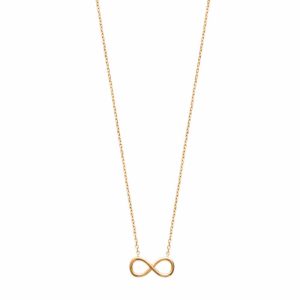Collier infini plaqué or