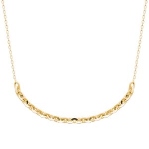 Collier plaqué or grosse maille