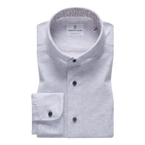 Emanuel Berg - Marseille - Chemise manches longues Premium Jersey Knit - Modern Fit - Gris