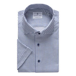 Emanuel Berg - Pablo - Chemise manches courtes Premium Jersey Knit - Modern Fit - Off White