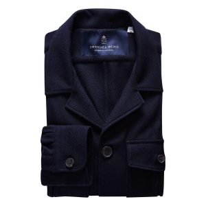 Emanuel Berg - Surchemise de laine et cachemire