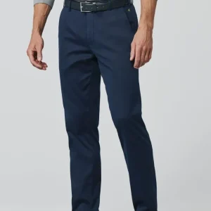 Meyer - Pantalon extensible de soie et coton Bonn 8096