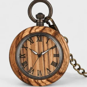 Montre de Poche en Bois