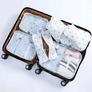 ORGANISATEUR DE VALISE CACTUS 7 PIECES