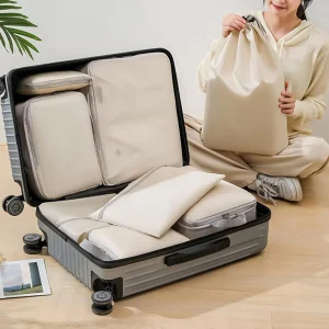 ORGANISATEUR DE VOYAGE VALISE | SET 6 PIÈCES