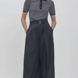 Paul & Shark Ladies - Pantalon Taffeta à jambes large pour femme