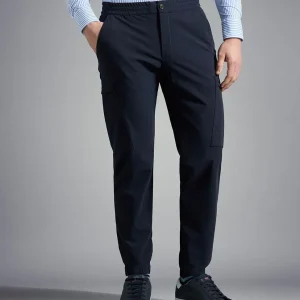 Paul & Shark - Pantalon cargo de nylon extensible Econyl®