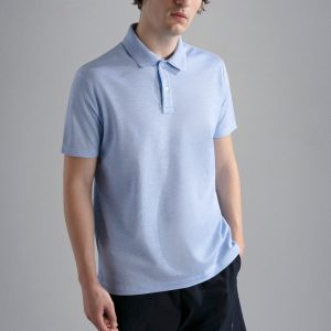 Paul & Shark - Polo manches courtes coton piqué détails lin