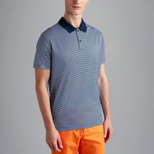 Paul & Shark - Polo rayé manches courtes coton jersey