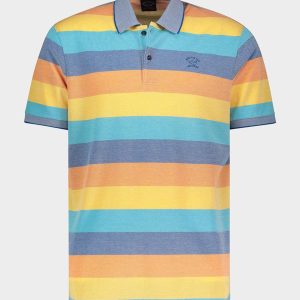 Paul & Shark - Polo rayé manches courtes coton oxford