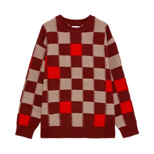 President's - Crew Patch P'S Wool - Red
