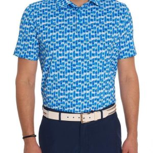 Robert Graham - Polo manches courtes performance Tequila Sunrise