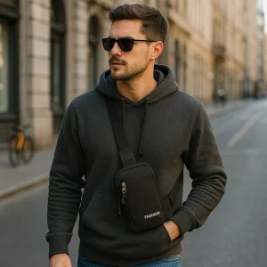 SACOCHE HOMME POITRINE COMPACTE