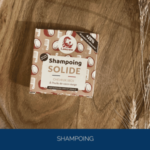 Lamazuna Shampoing Solide Végane Vanille Et Coco Cheveux Secs 70g