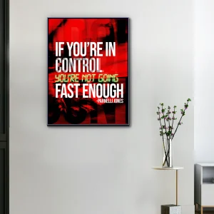 Toile "If You’re in Control – Parnelli Jones"