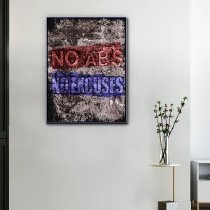 Toile Automobile "No ABS, No Excuses"