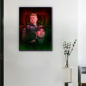 Toile F1 Max Verstappen x Sergio Pérez