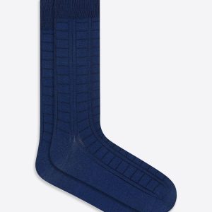 Bugatchi - Bas de coton mercerisé motif ton sur ton